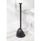 mDesign Plastic Freestanding Toilet Plunger and Storage Cover Set